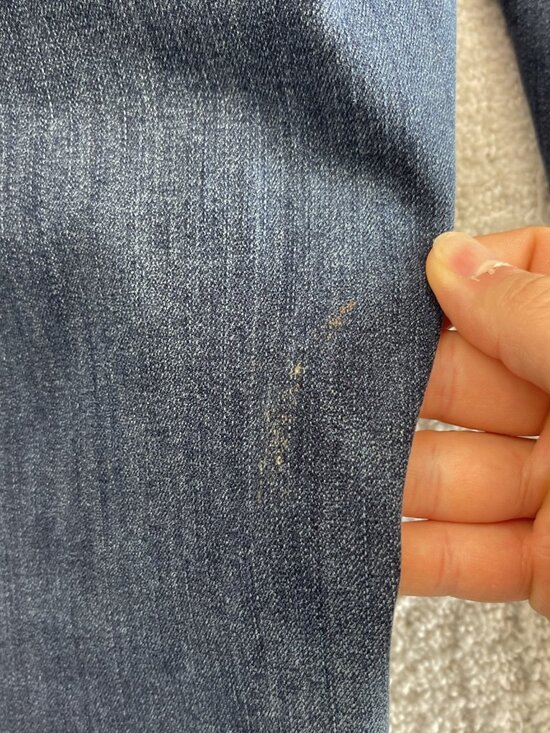 American Eagle Women’s Size 6 Super Super Stretch X4 Jegging Jeans Cut-Off Raw - Picture 11 of 12